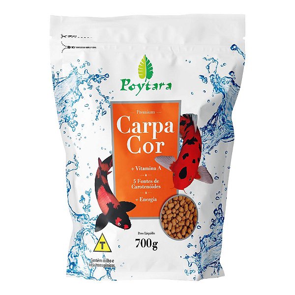 Ração Poytara Carpa Cor 700G (bag)
