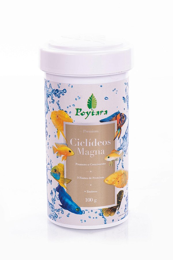 Ração Poytara Ciclideos Juvenis (magna Mini-graos) 100G