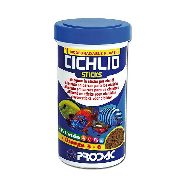 Ração Prodac Cichlid Sticks 450G