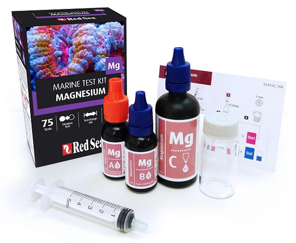 Teste Red Sea Marine Test KIT Magnesium (mg) - 75 Testes