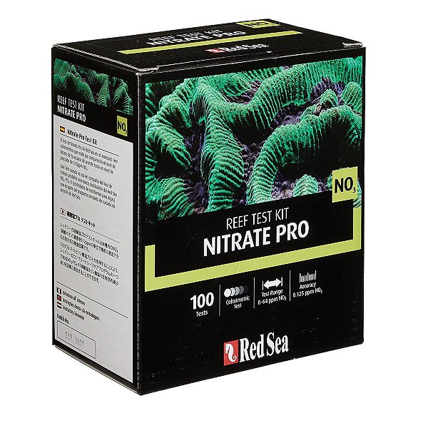 Teste Red Sea Reef Test KIT Nitrate Pro (NO3) - 100 Testes