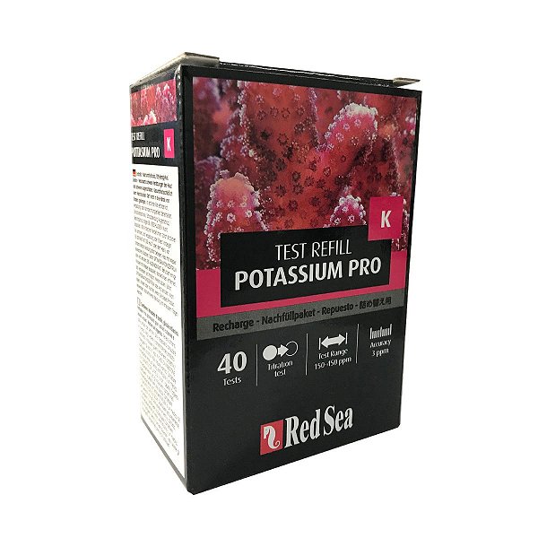 Teste Red Sea Reef Test Refill Potassium Pro (k)