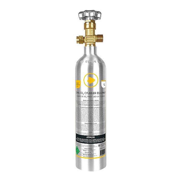 Cilindro de CO2 Soma Cylinder Equipment - 1,0L (aluminio-padrao Abnt)