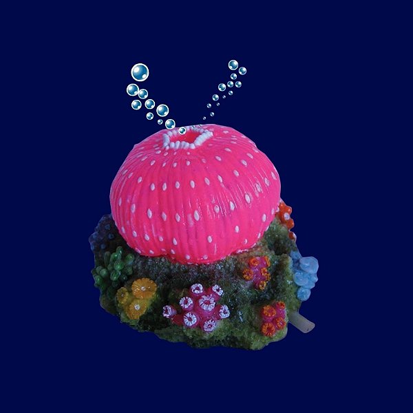 Enfeite de Resina Soma Action Mini Ascidea Rosa