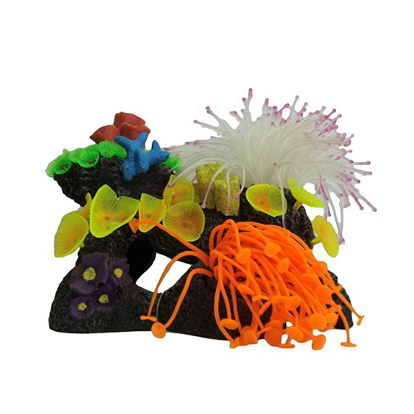 Enfeite de Resina Soma Rocha Fundo do Mar 07 (21 X 13 X 13,8CM)