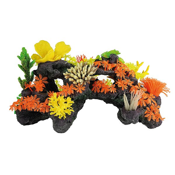 Enfeite de Resina Soma Rocha Fundo do Mar 20 (57 X 29 X 34CM)