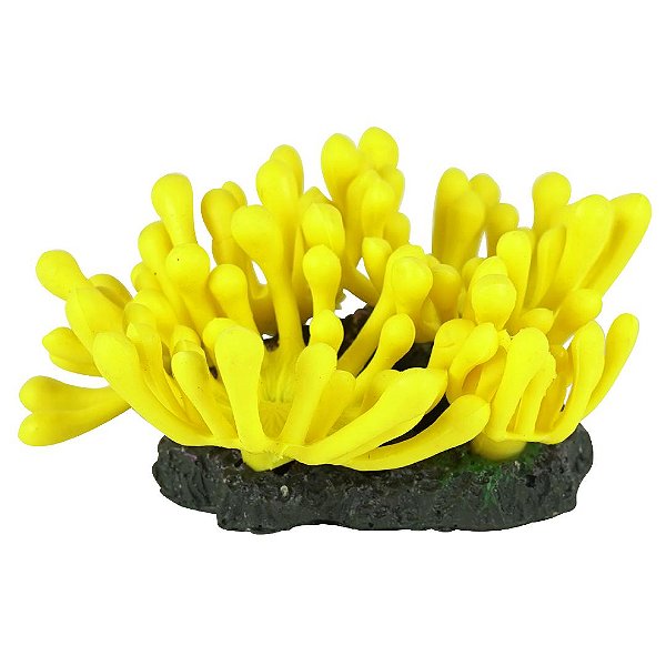 Enfeite de Silicone Soma Coral Leather Finger Amarelo 02