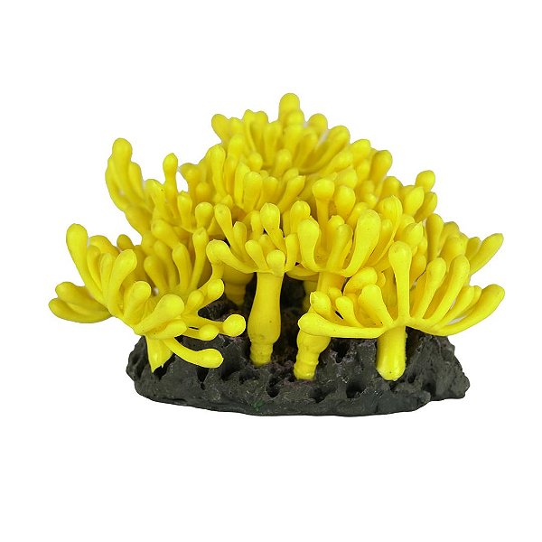 Enfeite de Silicone Soma Coral Leather Finger Amarelo 04