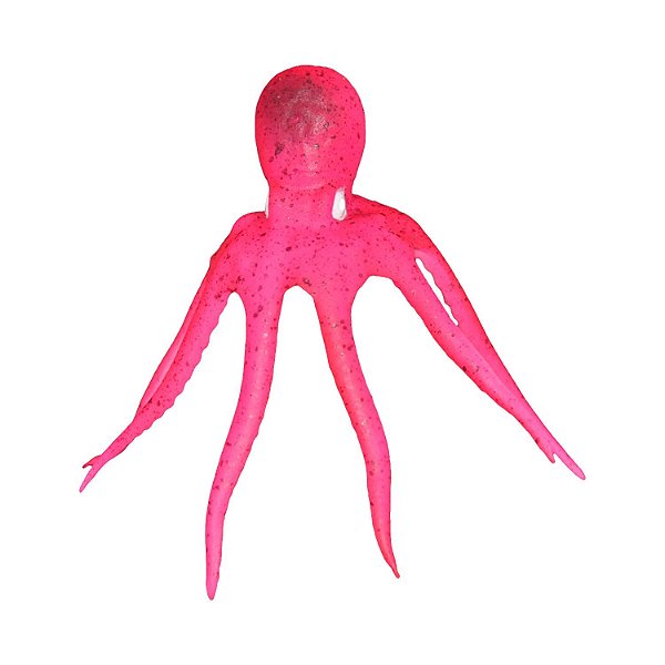 Enfeite de Silicone Soma Jelly Octopus Rosa