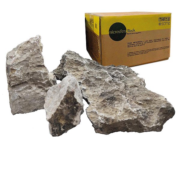 Rocha Soma Microsfera Dark Mountain Rock (15-25CM) 20KG