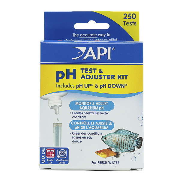 Teste para Aquário API pH Test & Adjuster KIT