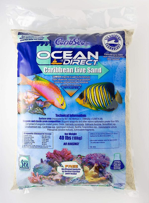 Substrato para Aquário Ocean Direct Original Grade 40LBS