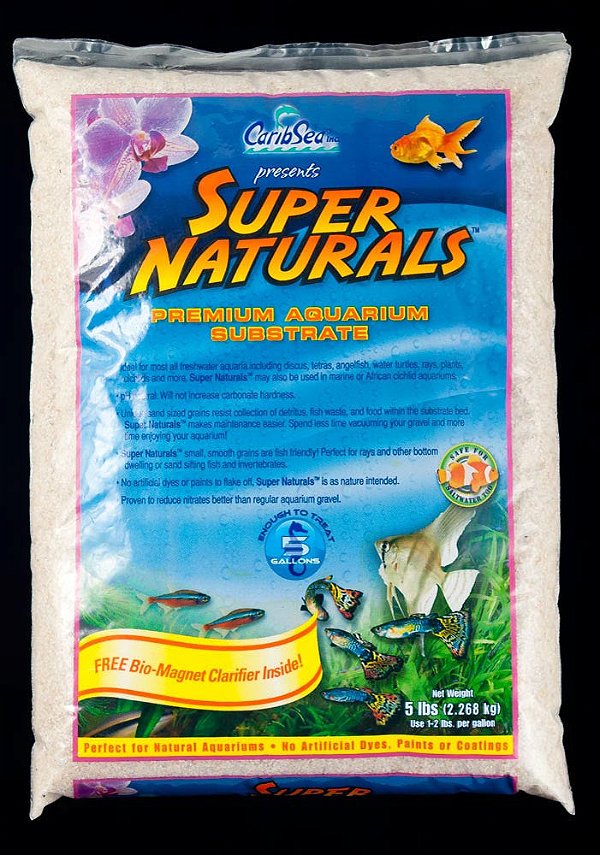 Substrato para Aquário Super Naturals Crystal River 5LB