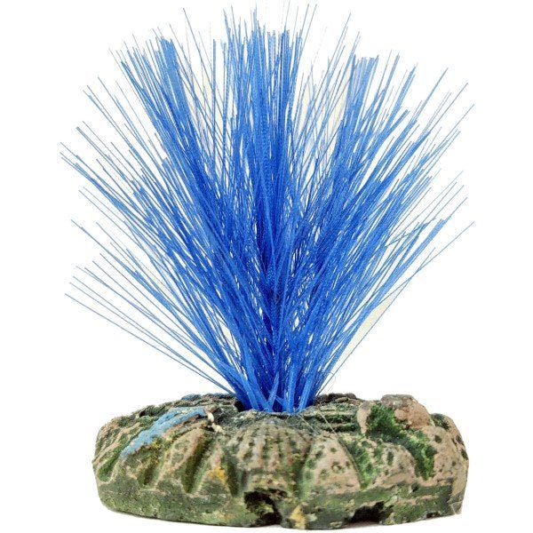 Planta Artificial para Aquário Plastic Plant 40cm Mayaca Sellowiana Sint. Blue