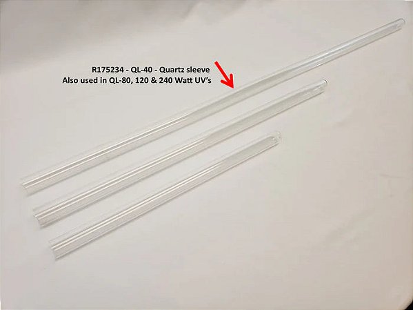 Peça de Reposição para Filtro Quartz Sleeve for QL-40,80,120,160,240
