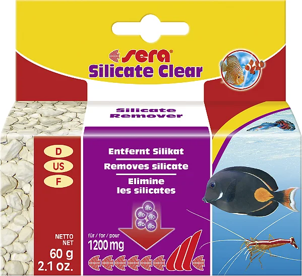 Condicionador de Água Sera Silicate Clear 60g.