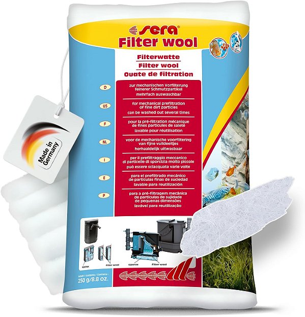 Mídia Filtrante Sera Filter Wool 250g