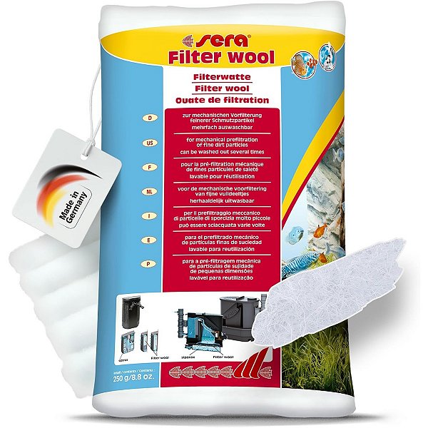 Mídia Filtrante Sera Filter Wool 500g