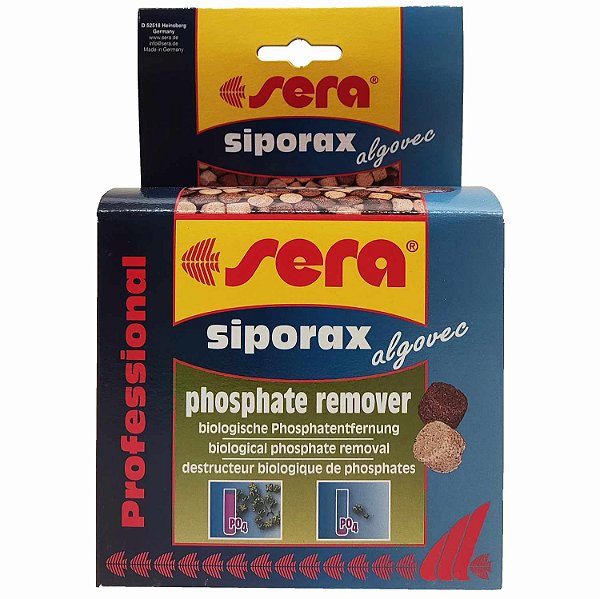Mídia Filtrante Sera Siporax Algovec Professional 210g