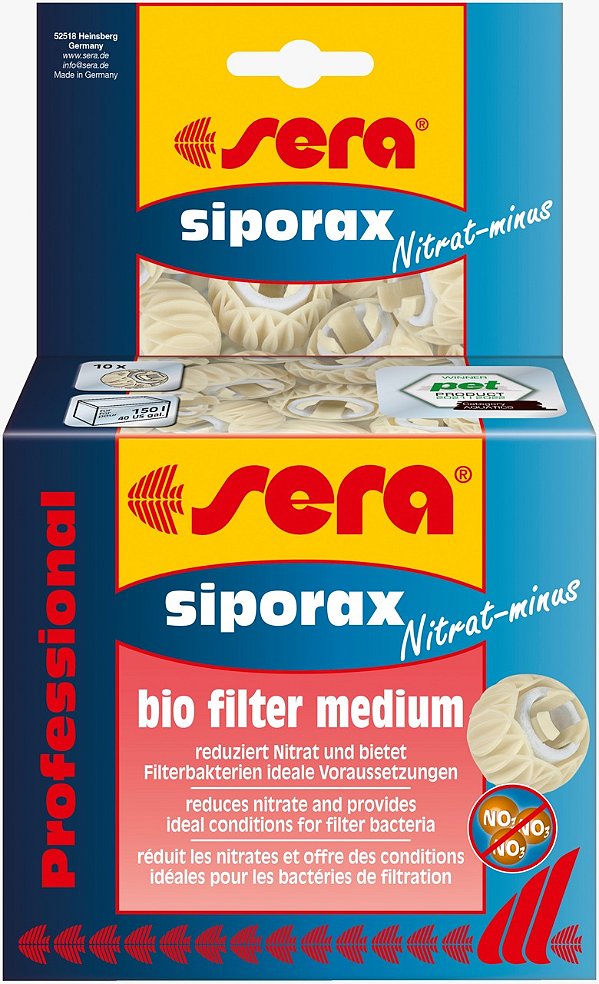 Mídia Filtrante Sera Siporax Nitrat-minus Professional 145g