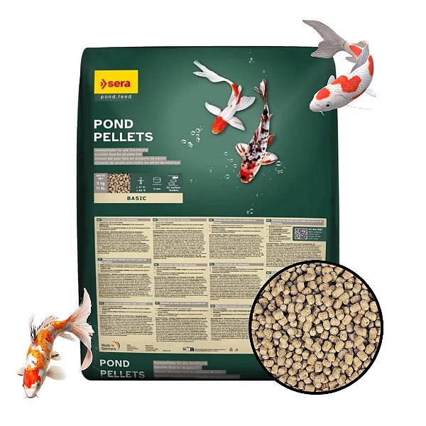 Ração para Peixes Pond Pellets 5000g.