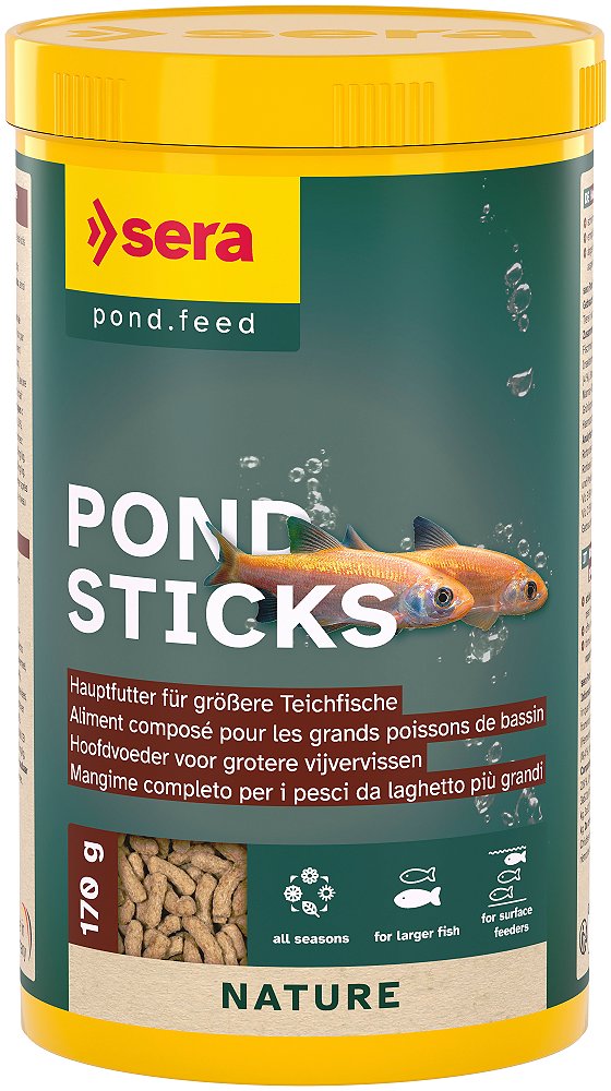 Ração para Peixes Sera Pond Sticks 170g