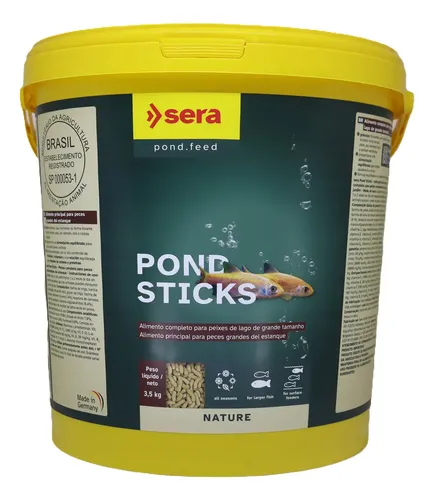 Ração para Peixes Sera Pond Sticks 3500g