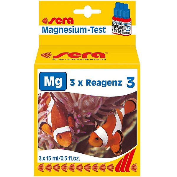Teste para Aquário Sera Magnesium Test 15ml