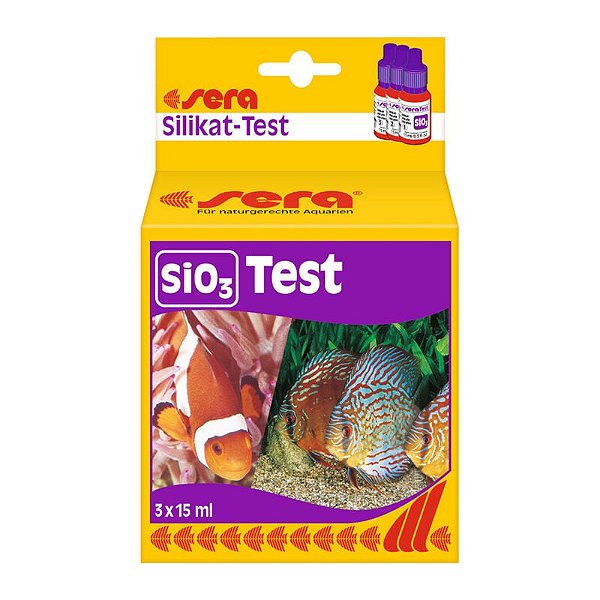 Teste para Aquário Sera Silikat Test 15ml