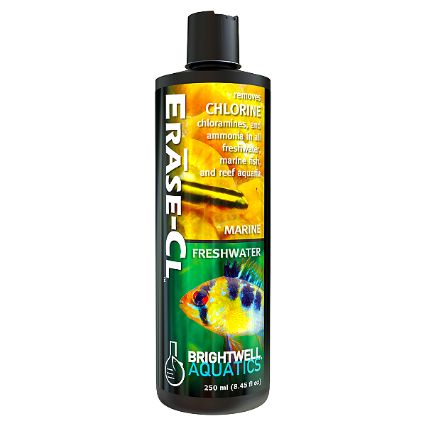 Erase Cl - Removedor de Cloramina/cloro/amônia Brightwell Aquatics 500 ml