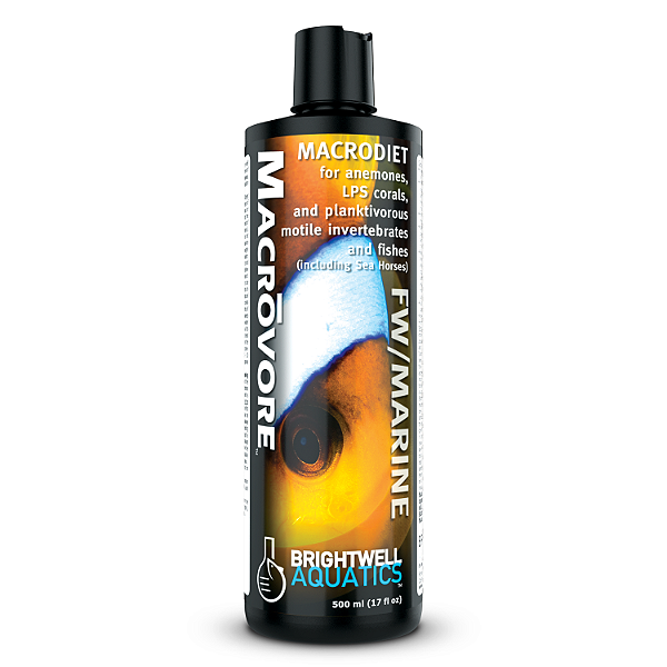 Macrovore - Aminoácido Anemona, Corais e Peixes Brightwell Aquatics 500ml