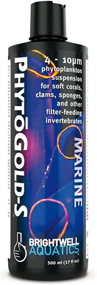 Phytogold S - Fitoplancton/aminoácido 4-10 Micron Brightwell Aquatics 500 ml