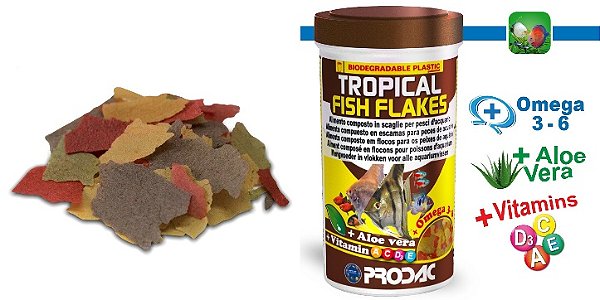 RACAO PRODAC TROPICAL FISH FLAKES