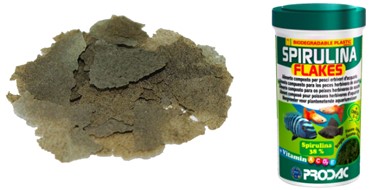 RACAO PRODAC TROPICAL SPIRULINA FLAKES 50G