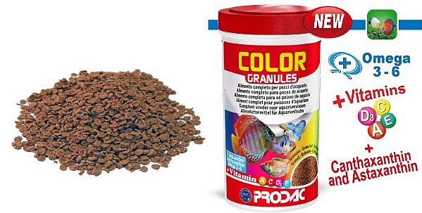 RACAO PRODAC TROPICAL COLOR GRANULES
