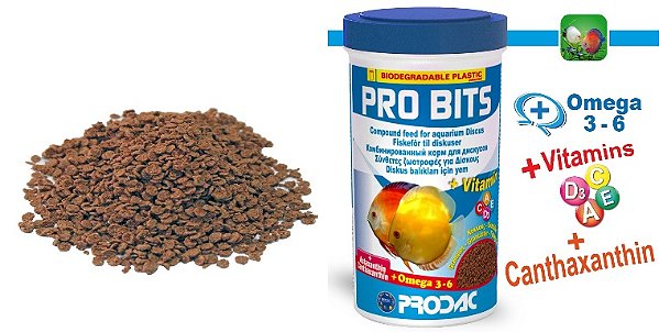 RACAO PRODAC PRO BITS DISCUS GRANULES