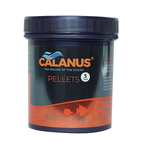 ALIMENTO BCUK CALANUS PELLETS S 110G (GRAO 1MM)