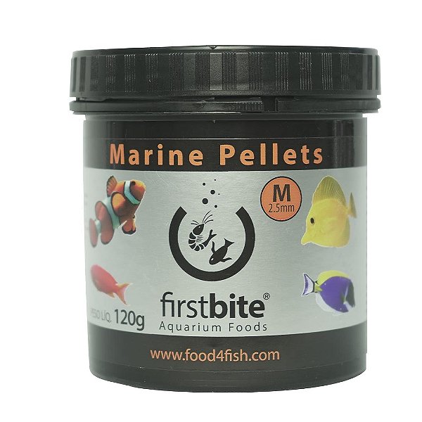 ALIMENTO BCUK FIRST BITE MARINE PELLETS S 120G (GRAO 1MM)