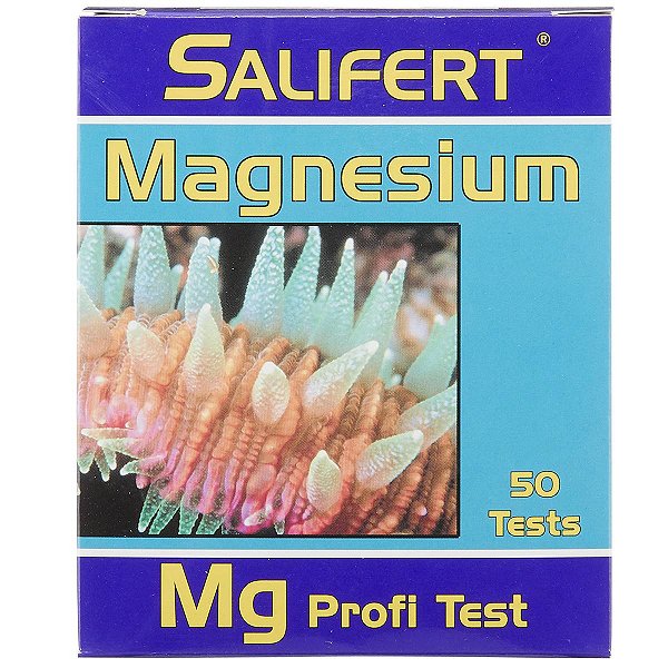 Teste de Água Salifert Magnesium Profi Test Rendimento 50 Testes