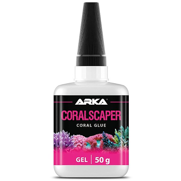 Cola Instantânea Gel para Corais ARKA Coralscaper 50g SUPERGLUE/SUPERCOLA