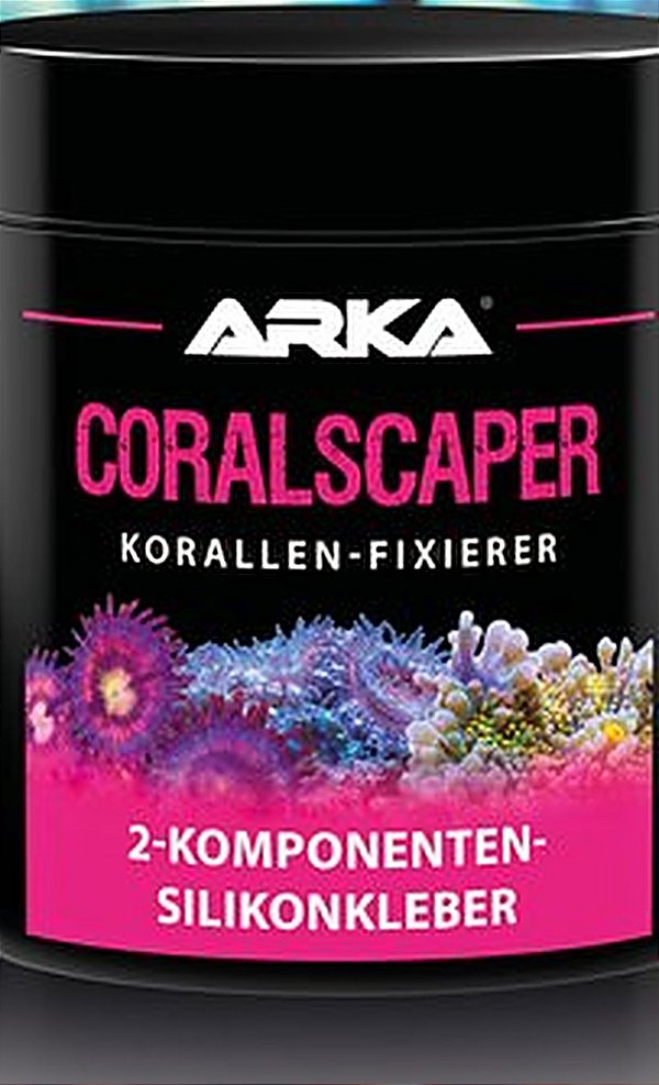 Massa de Silicone para Fixação de Corais ARKA Coralscaper 2X60g Silicon Coralfixer