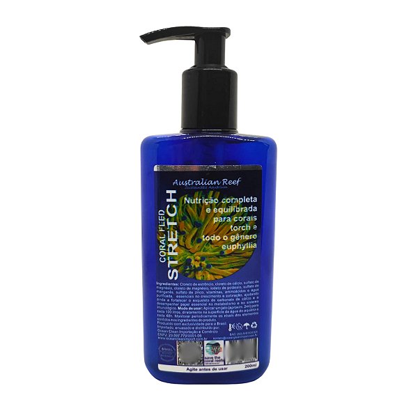 Alimento Líquido para Corais Torch e Euphyllia Australian Reef Coral Feed Stretch 200ml