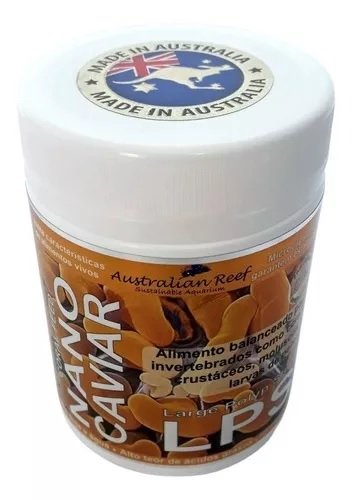 Alimento em Microcápsulas para Corais Australian Reef Coral Feed Nano Caviar LPS 50G