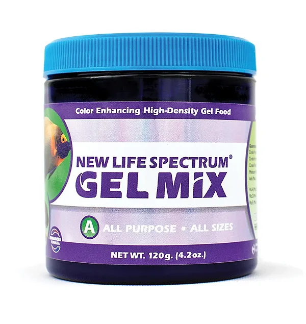 Ração New Life Spectrum Gel Mix 120g Pó Para Preparo De Alimento Em Gel
