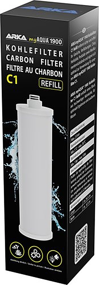 Refil Filtro de Carvão Ativado C1 para Osmose ARKA Refill Kohlefilter 1 /Carbon Filter