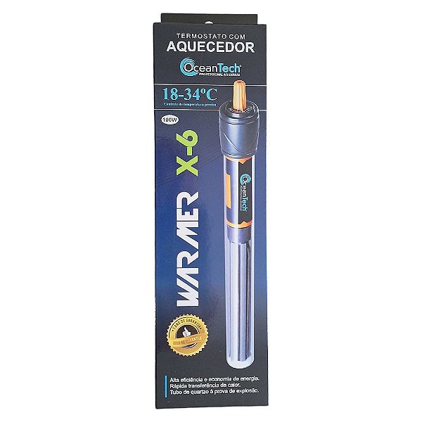 Ocean Tech Termostato com Aquecedor X6 100W 127V