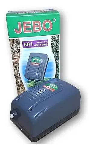 Compressor de Ar Jebo 801 1 Saída 2,3W para Aquário 110V