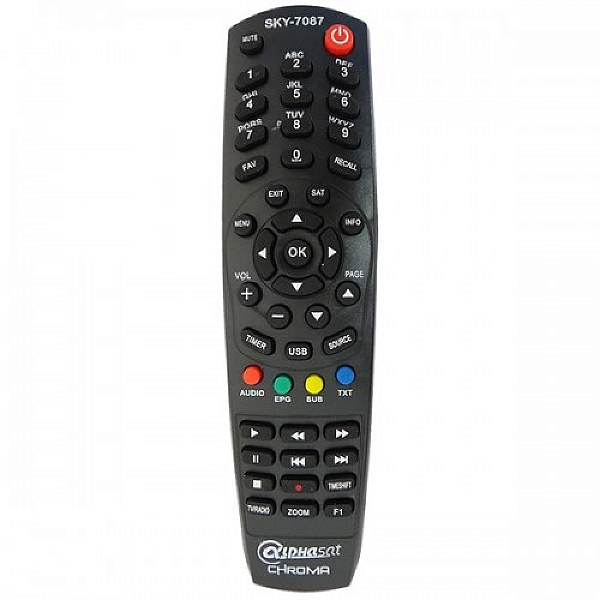 CONTROLE REMOTO CONVERSOR ALPHASAT CHROMA