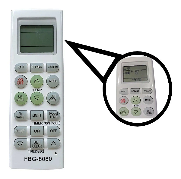 Controle Remoto Para Ar Condicionado Akb743754049 (LG)