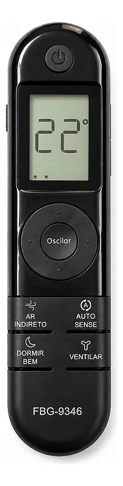 Controle Remoto Electrolux FBG-9346 Preto